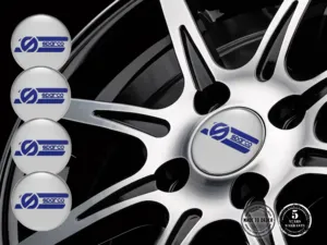 Sparco Etiqueta Bombada Logo Pegatinas de Silicona Premium
